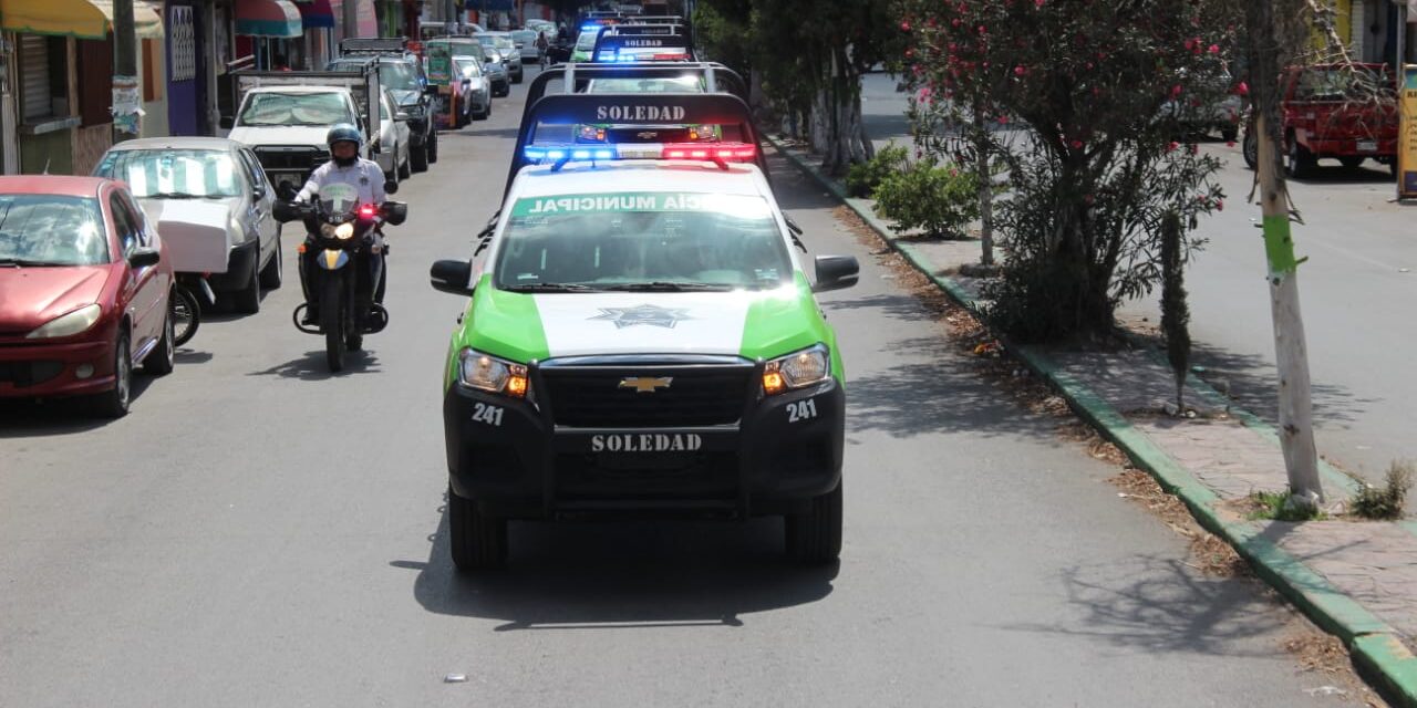 Seguridad Pública de Soledad inicia dispositivos especiales por fiestas decembrinas