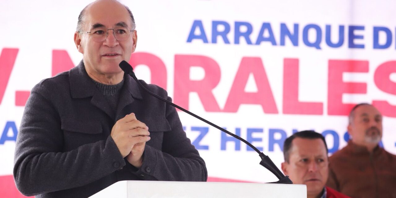 Sigue la rehabilitación del norte de la Capital; Alcalde Enrique Galindo inicia la regeneración de la avenida Morales-Saucito