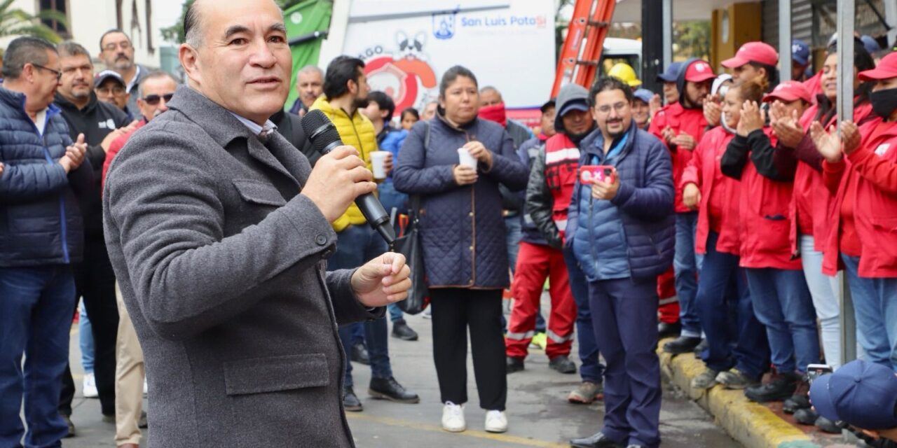 Alcalde Enrique Galindo anuncia la regeneración del emblemático Mercado Tangamanga