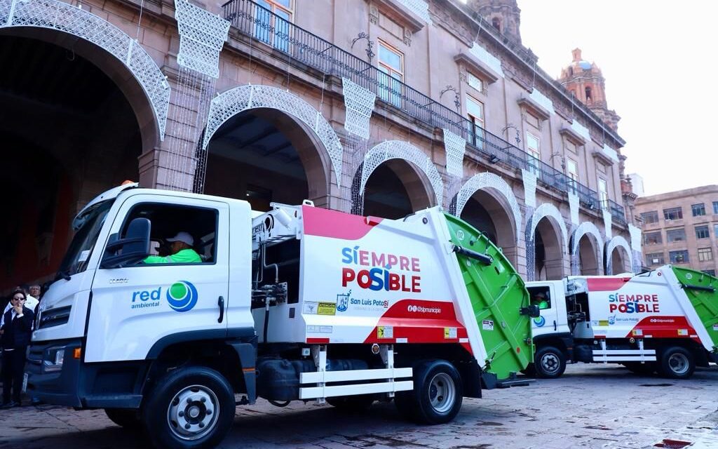 Sistema de limpieza en San Luis Capital se fortalece con nuevas barredoras y contenedores hidráulicos