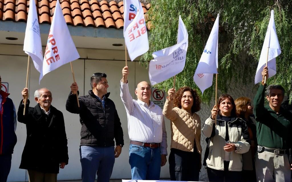Alcalde Enrique Galindo arranca la rehabilitación de la calle Fray José de Arlegui