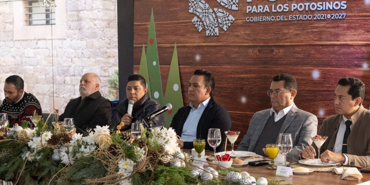 Ricardo Gallardo pide a su gabinete más aciertos en 2024