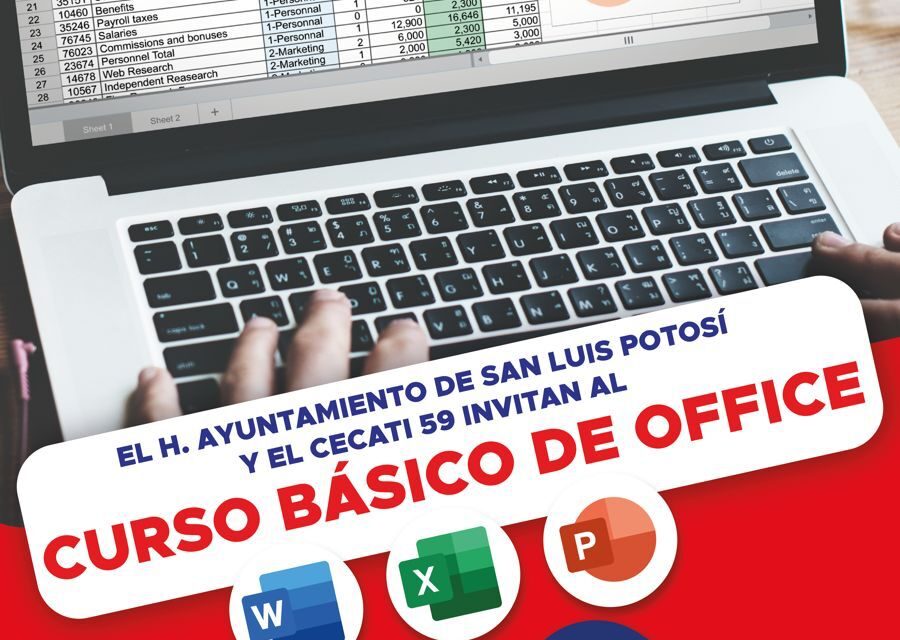 Gobierno Municipal impulsa a los jóvenes de San Luis Potosí con curso de paquetería de Office