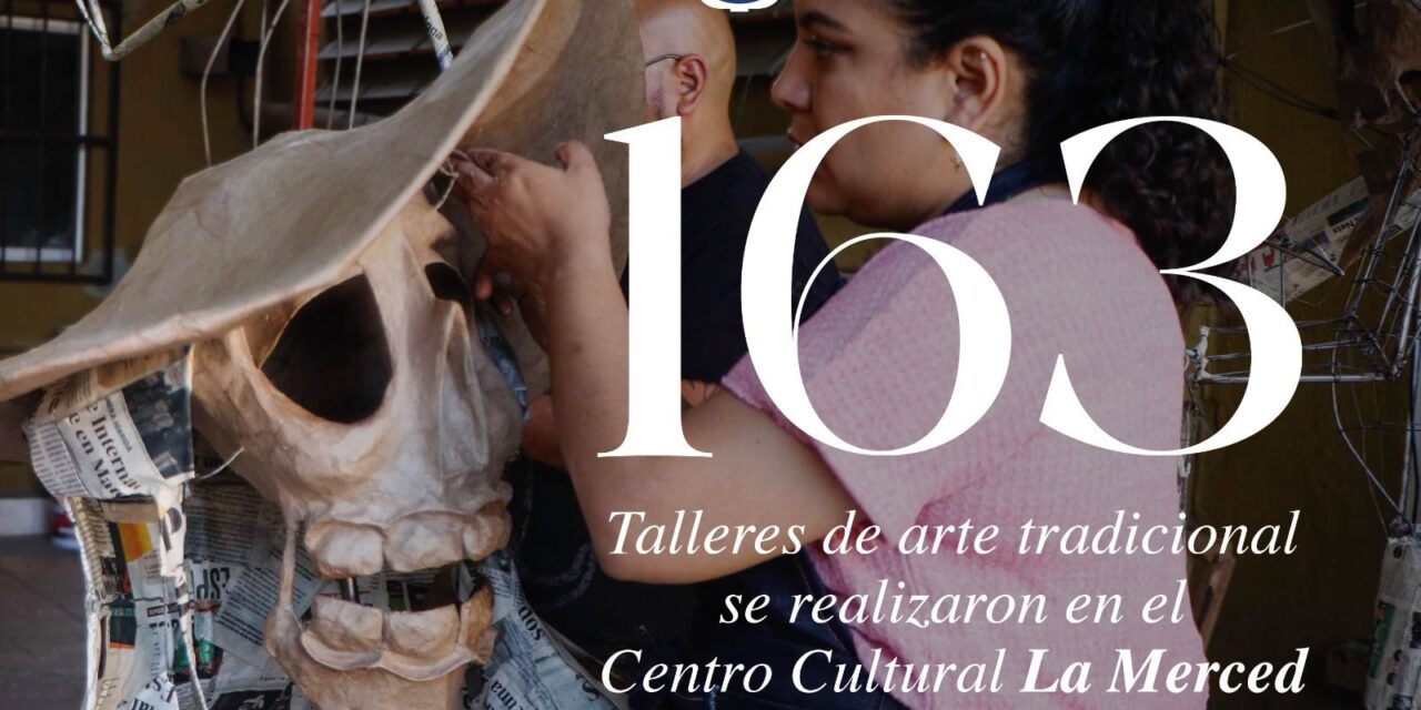 Se realizaron 163 talleres comunitarios en el Centro Cultural La Merced durante 2023