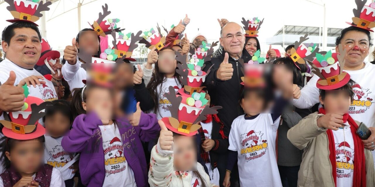 Alcalde Enrique Galindo clausuró los exitosos campamentos de invierno en los Centros de Desarrollo del Ayuntamiento