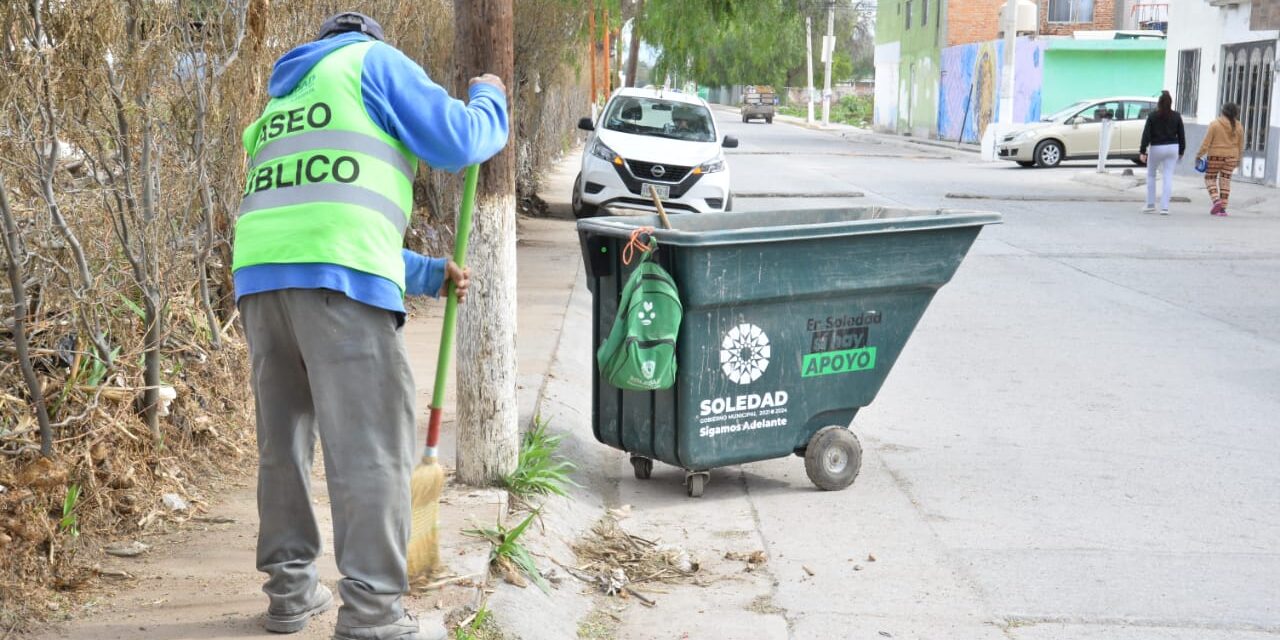 Aseo Público de Soledad garantiza acciones de limpieza y recolección de desechos, en fin de año