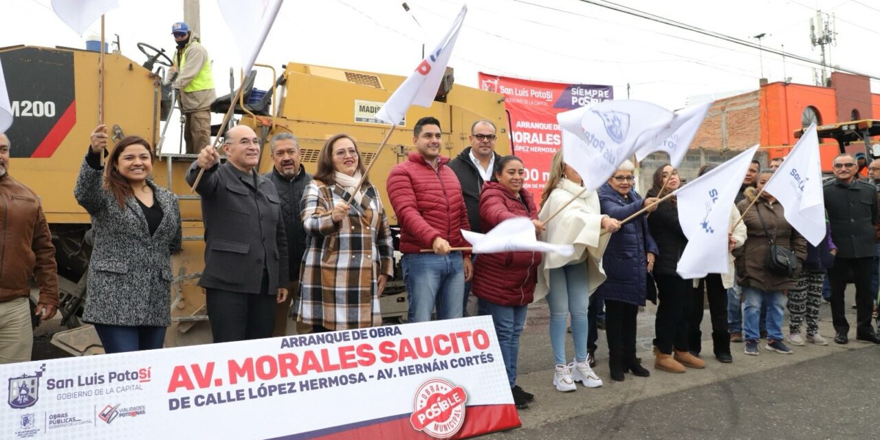 Con Vialidades Potosinas, Gobierno de Enrique Galindo ha rehabilitado más de 770 mil metros cuadrados de calles y avenidas