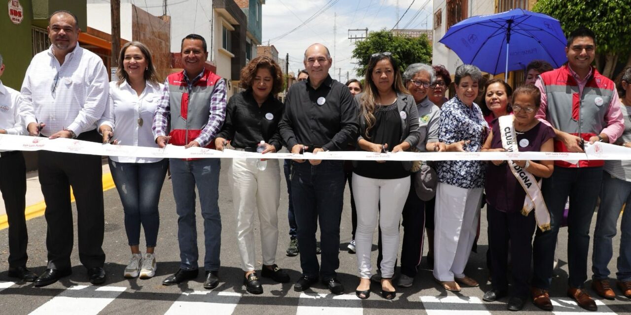 Con Vialidades Potosinas, el Gobierno Municipal de Enrique Galindo ha rescatado las calles de las colonias de SLP