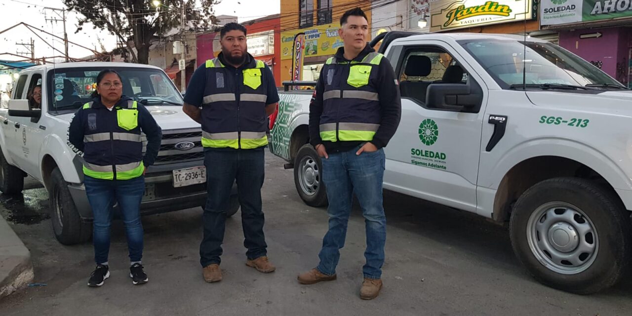 Protección civil de Soledad emite precauciones por festejos de fin de año