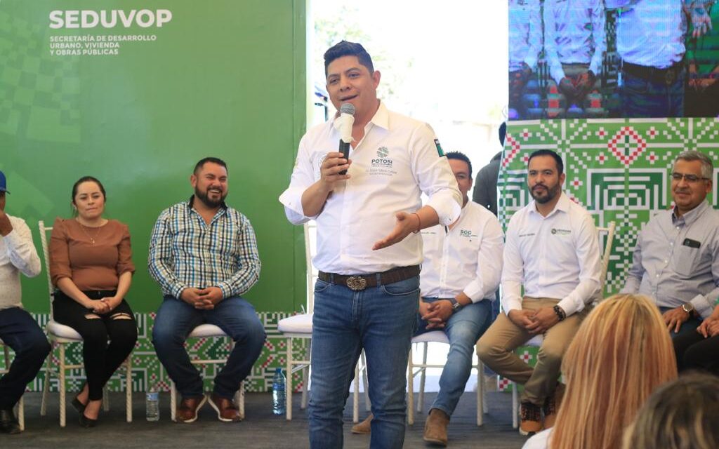 Anuncia Ricardo Gallardo inversión por 2 mil millones de pesos en infraestructura