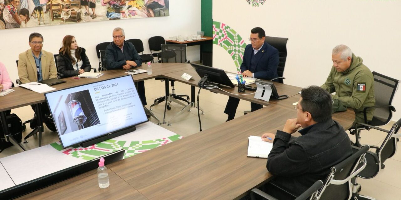 Secretaría Estatal de Seguridad brindará apoyo total al trabajo del INEGI