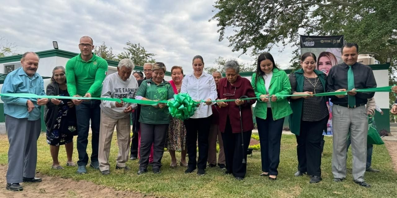 Inaugura DIF estatal estancia para adultos mayores en Ébano