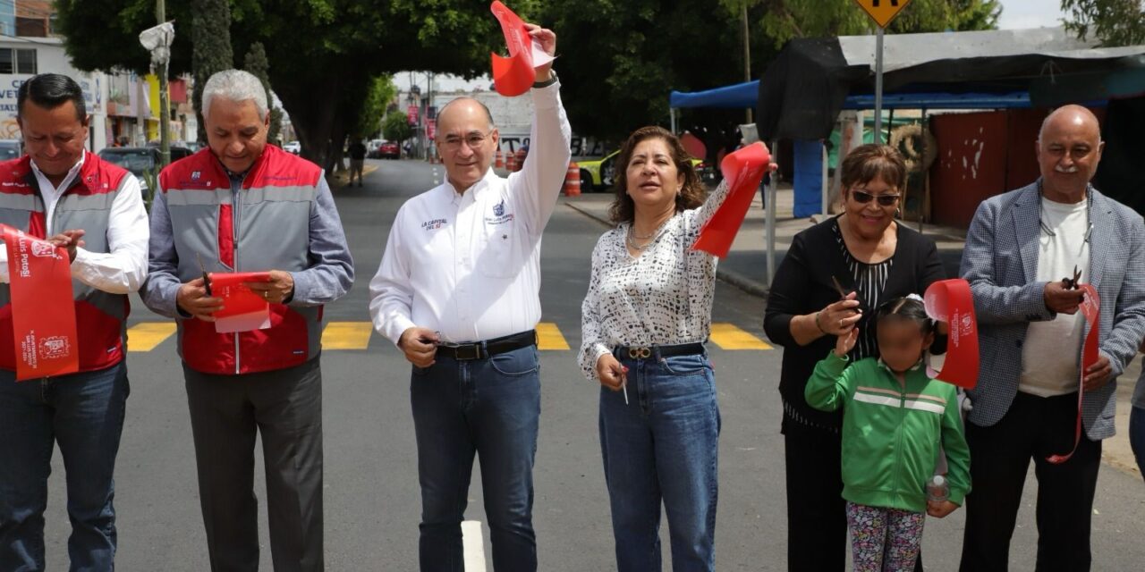 Para iniciar 2024, Gobierno de la Capital avanza en el rescate de calles y avenidas, con el programa Vialidades Potosinas