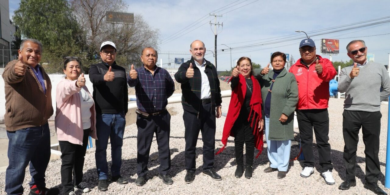 Alcalde Enrique Galindo reconecta a la red potable el pozo Carretera 57, en beneficio de más de 7 mil capitalinos