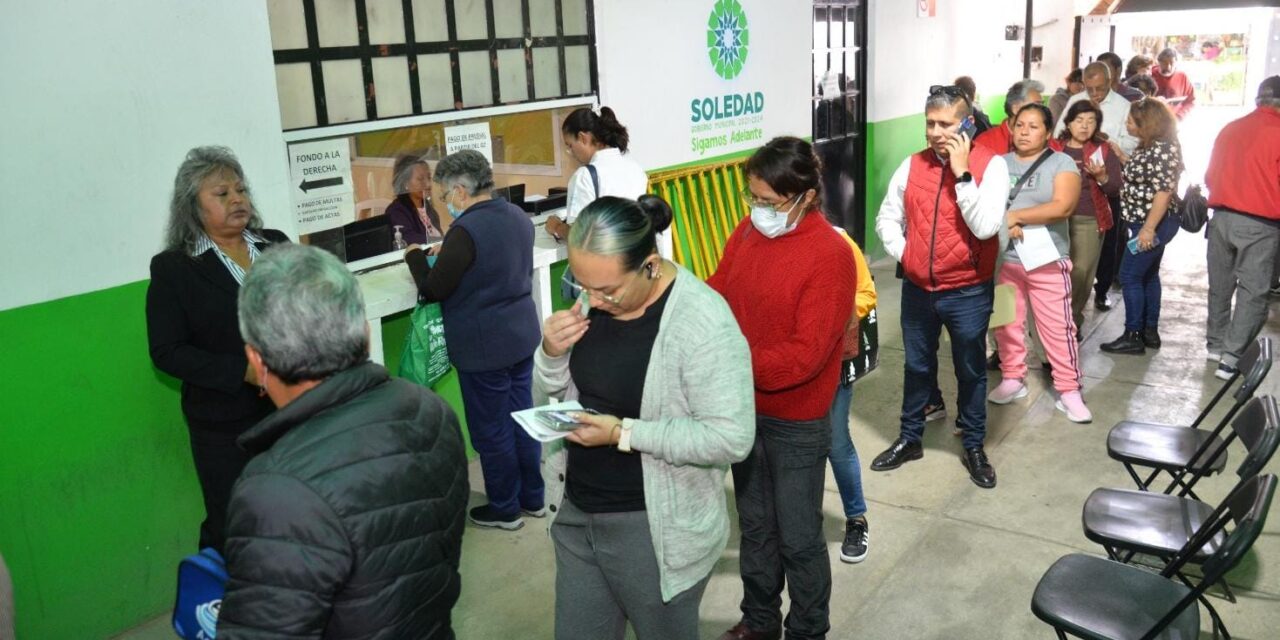 En enero, supera expectativas de recaudación programa “Contribuyente Cumplido 2024”, en Soledad