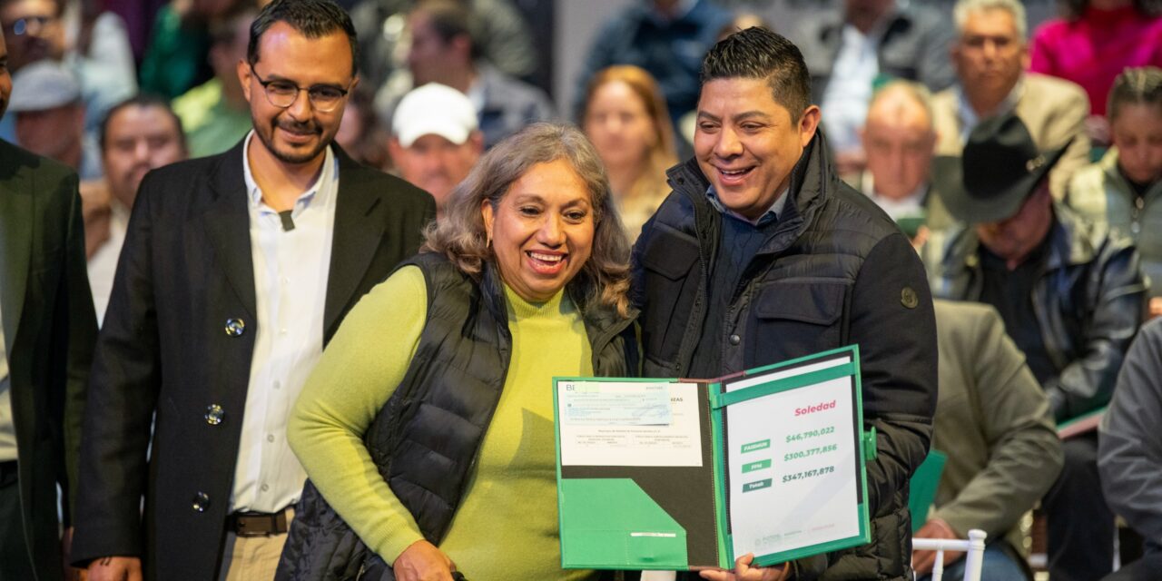 Fundamental apoyo de Ricardo Gallardo a los municipios, reconocen alcaldes