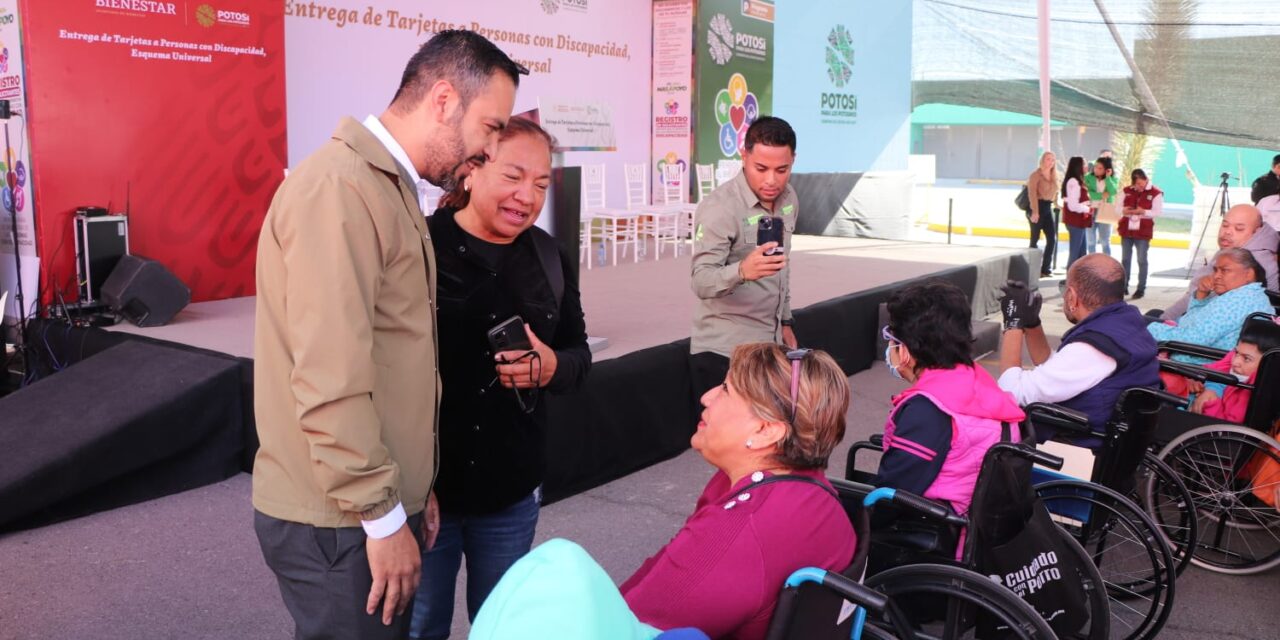 Pensión para las personas con discapacidad cambiará la vida de las familias potosinas