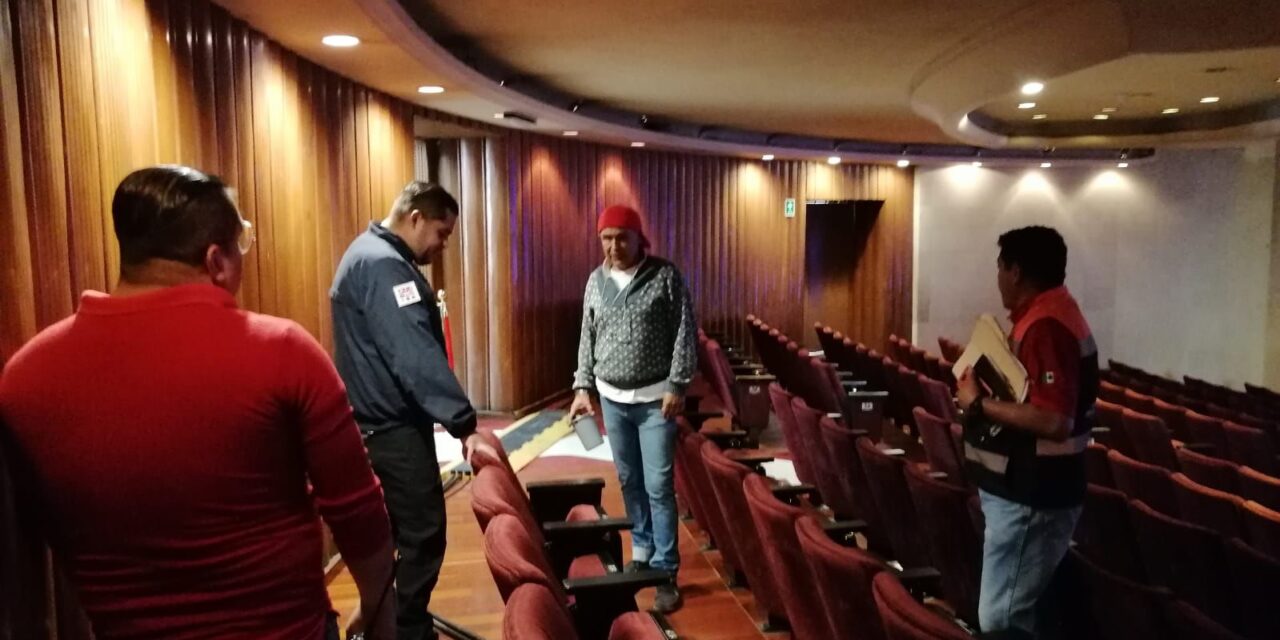 Listo operativo de seguridad para el concierto del Tenor Fernando de la Mora en el Teatro de la Paz, en beneficio del DIF Municipal
