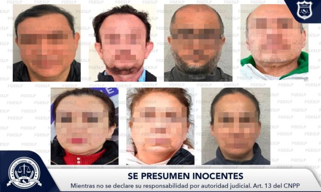 Vinculan a proceso y quedan en prisión 7 imputados por peculado y ejercicio abusivo en pensiones: FGESLP