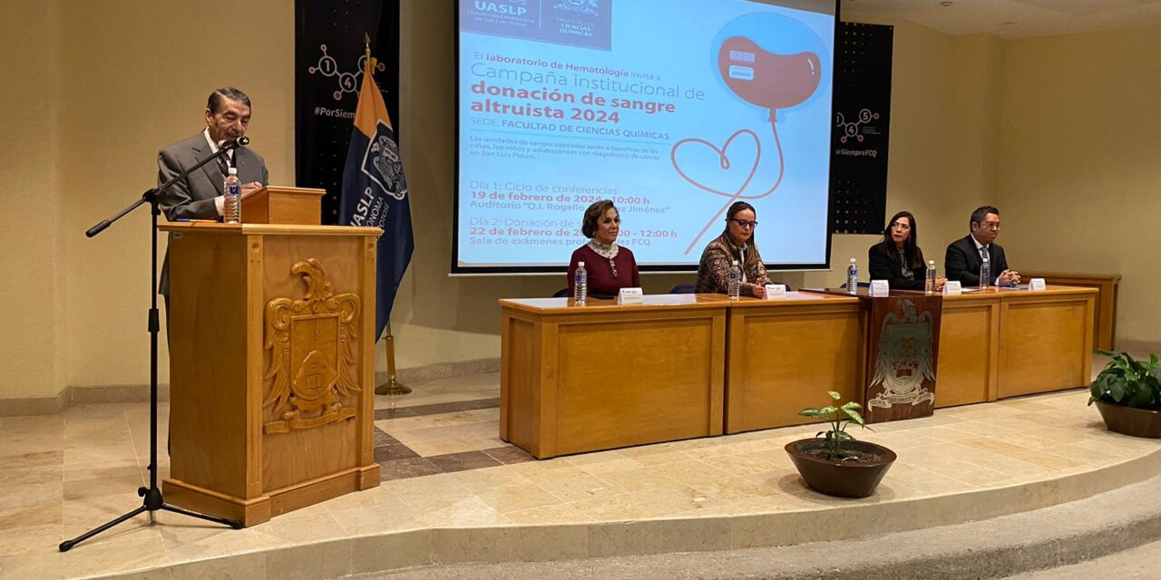 UASLP inicia entre su comunidad la Campaña de Donación de Sangre Altruista 2024