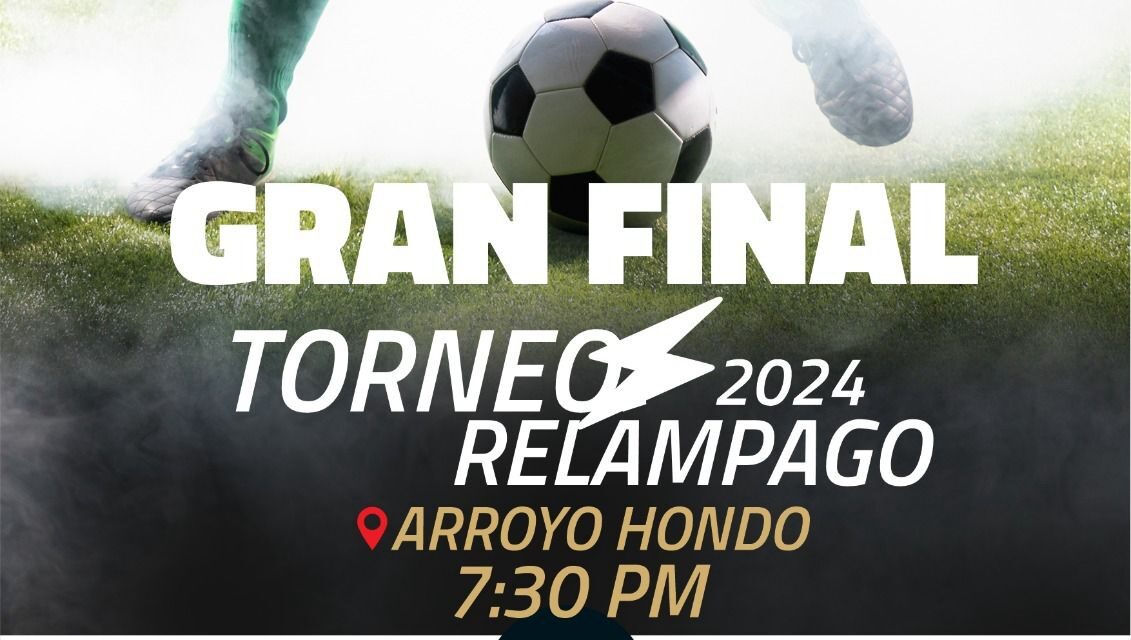 Gobierno de la Capital llevará a cabo la gran final del tradicional Torneo de Futbol Relámpago 2024, en la Delegación La Pila