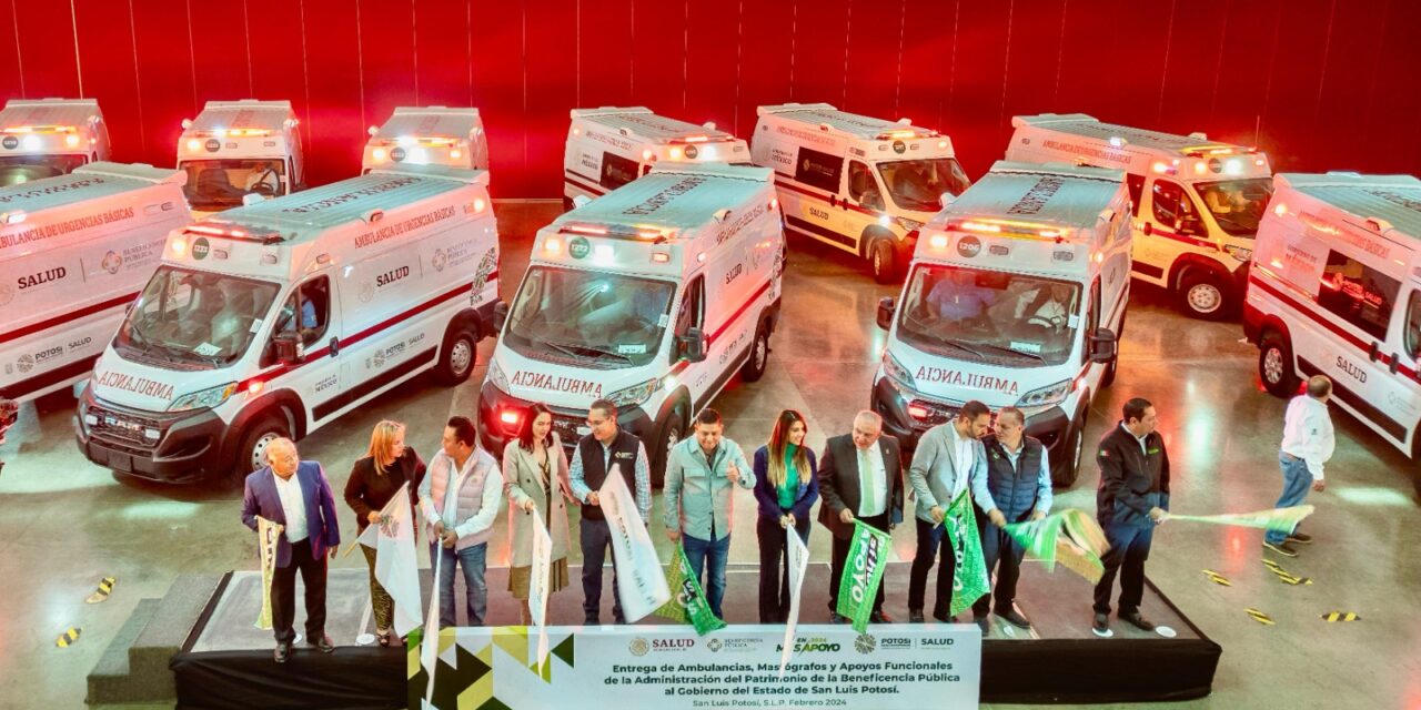 Ricardo Gallardo recibe equipamiento médico para brindar más apoyo en salud