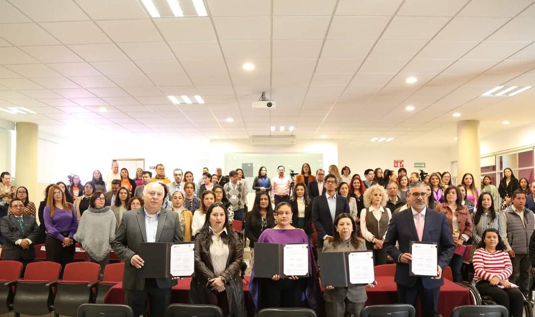 CEEPAC y PJSLP firman Convenio para cumplimiento de la “Ley 3 de 3 contra la violencia de género.”