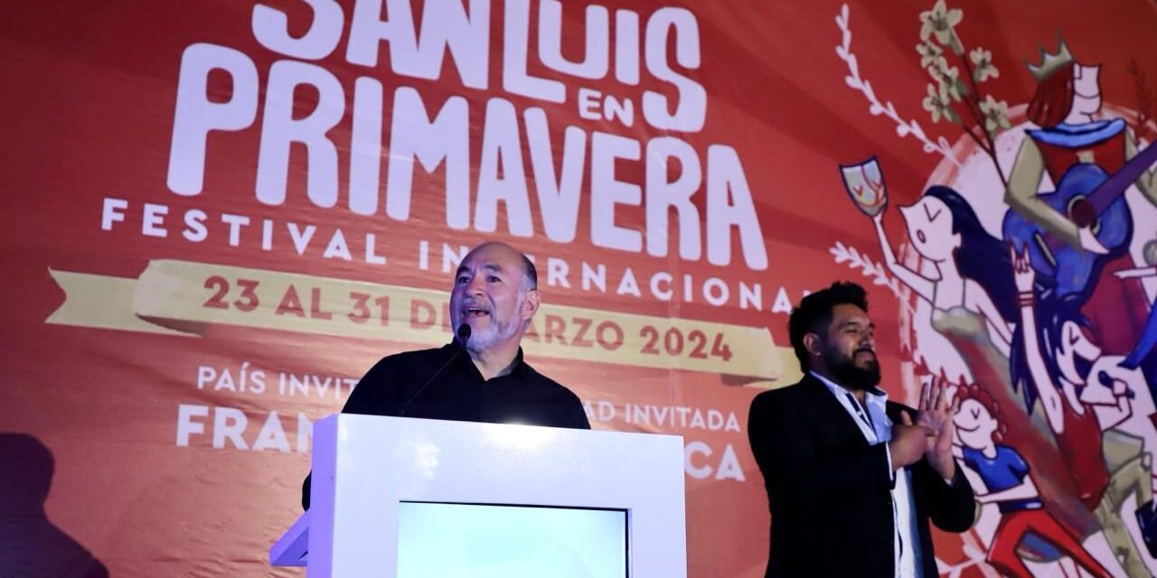 Alcalde Galindo presenta los grandes eventos culturales del Festival Internacional San Luis en Primavera
