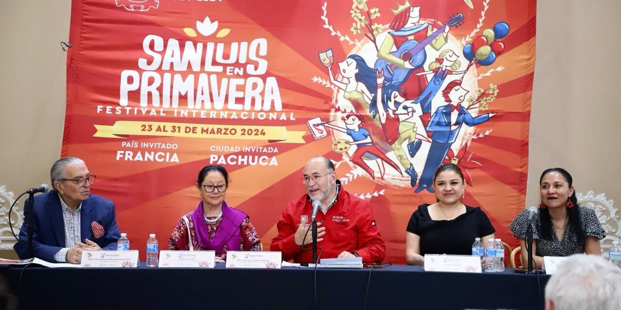 Alcalde Galindo presenta el Festival Internacional San Luis en Primavera, epicentro de la cultura en el centro del país
