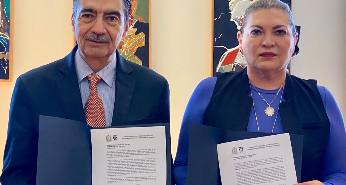UASLP y UAPA acuerdan incremento salarial de 4% para personal académico, vigente en 2024