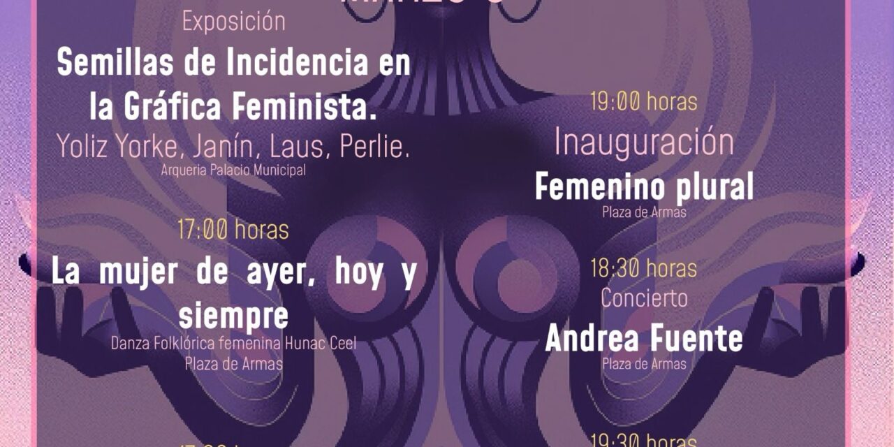 Vivir Quintana en el arranque del programa Femenino Plural, la mujer en el arte y la cultura