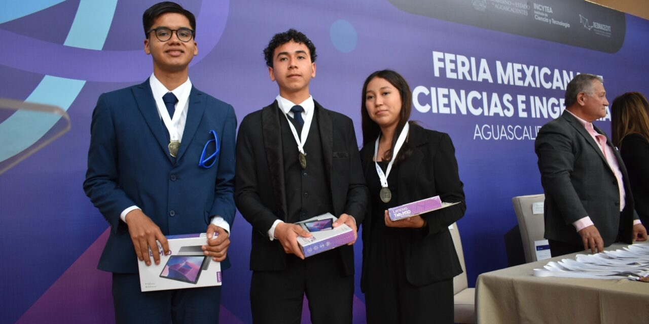 Destacan potosinos en la Feria Nacional de Ciencias