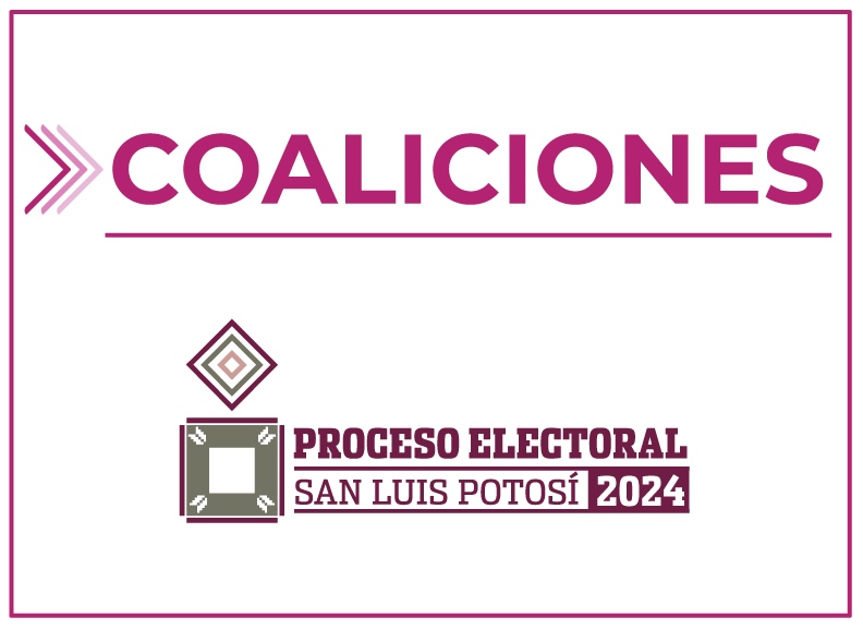 Coaliciones definen el siglado de candidaturas a diputaciones locales