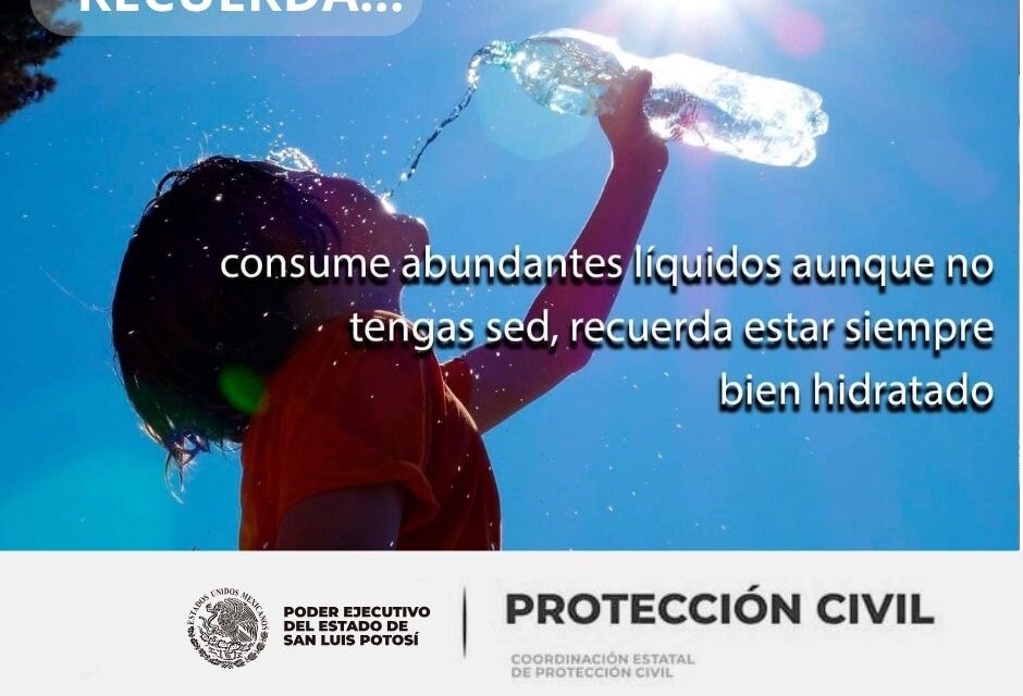 Protección Civil estatal emite recomendaciones por temporada de calor