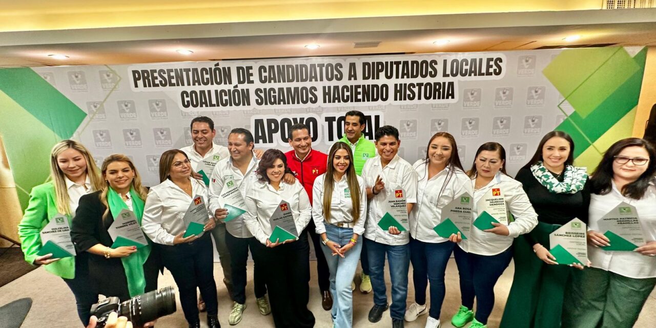 Apoyo total para San Luis Potosí con candidatos del Verde a diputados locales: Ruth González
