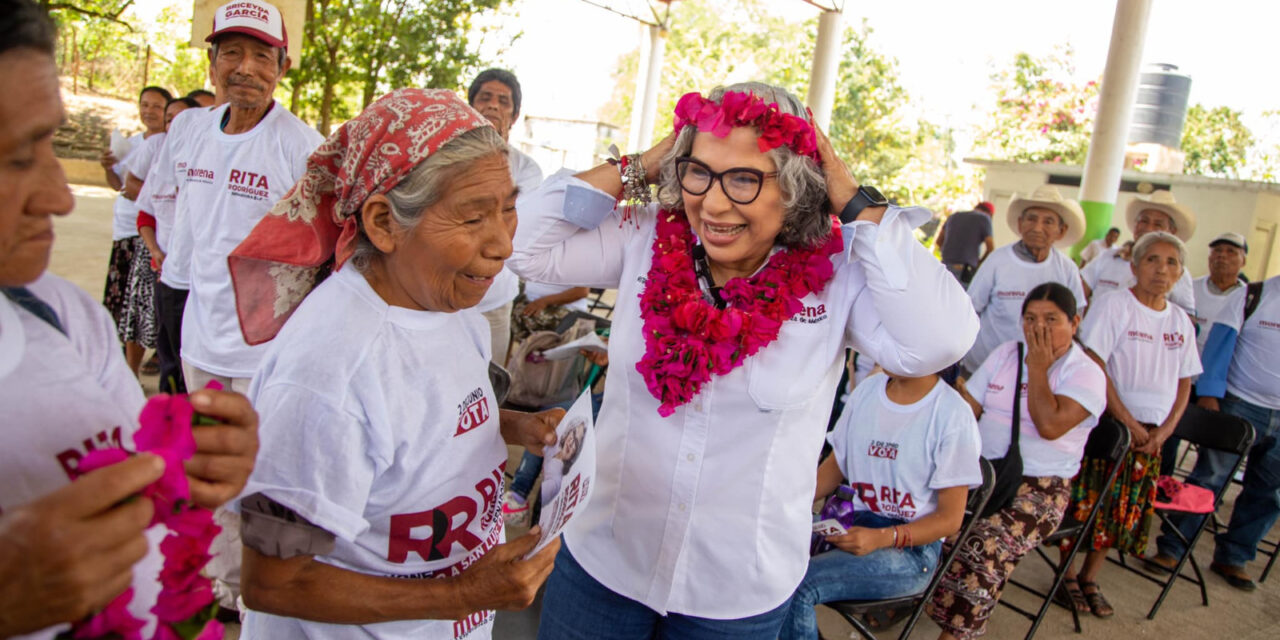Promoviendo la honestidad y el cambio: Rita Ozalia Rodríguez en su gira por Huasteca potosina