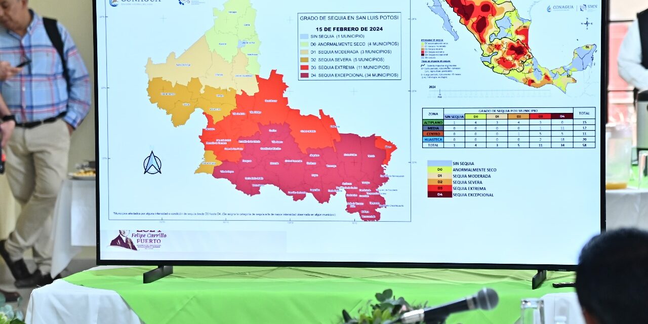 San Luis Potosí aplica estrategia integral por efectos de la sequía