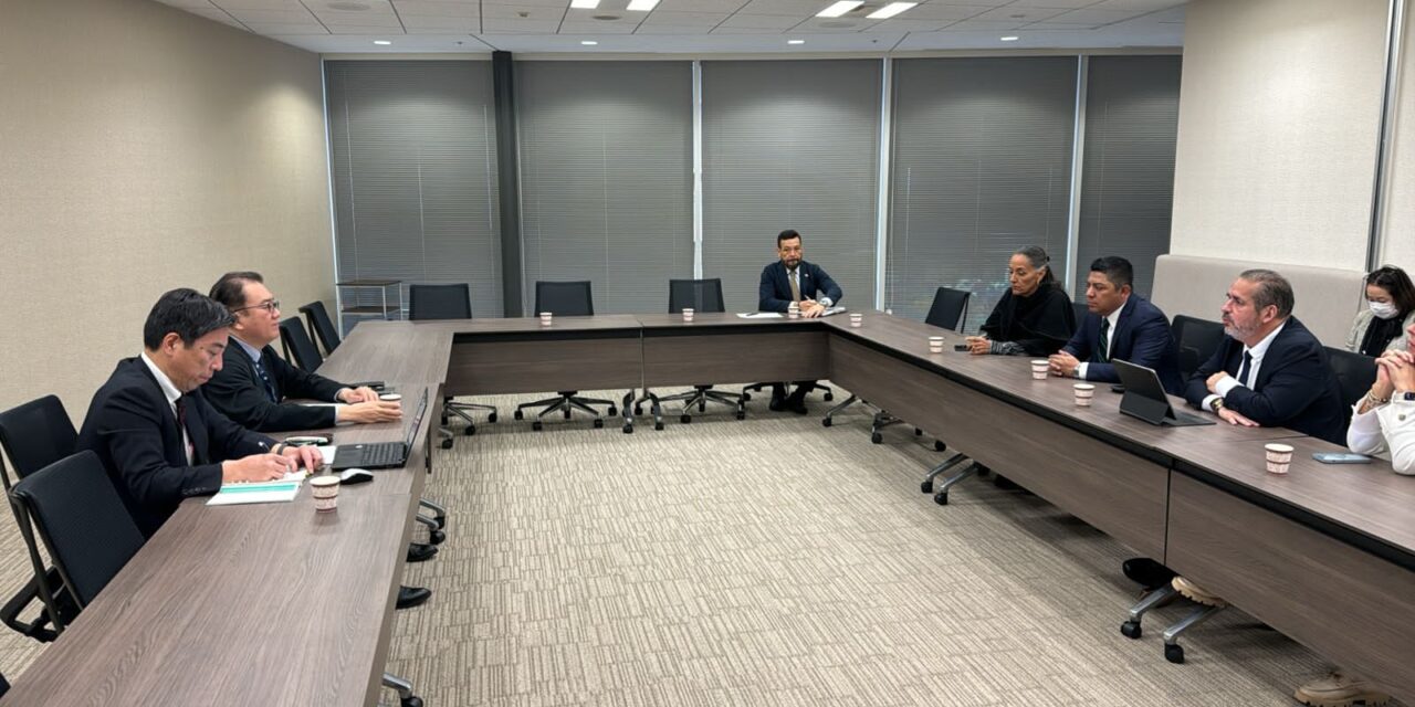Ejecutivo estatal se reúne con agencia de cooperación de Japón