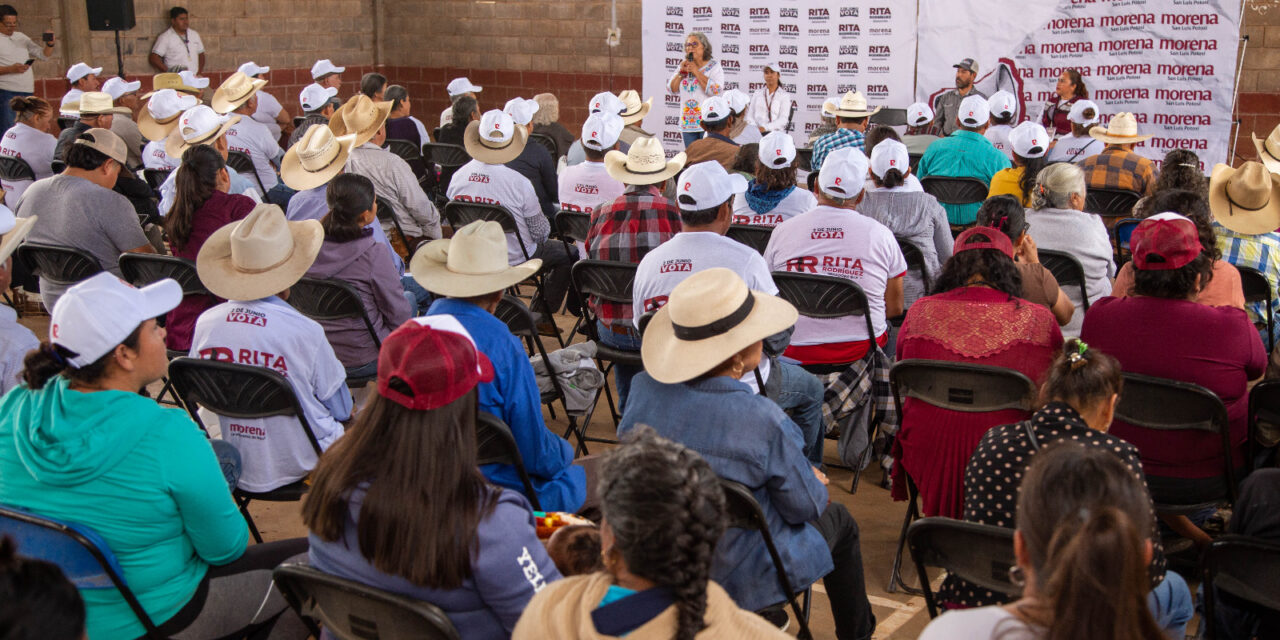 Rita Ozalia Rodríguez, candidata al Senado por Morena visita los municipios de Lagunillas y Cárdenas