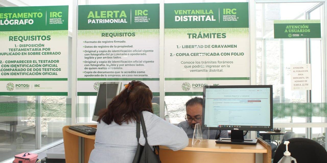 Coordinan acciones de mejora registral y catastral en SLP