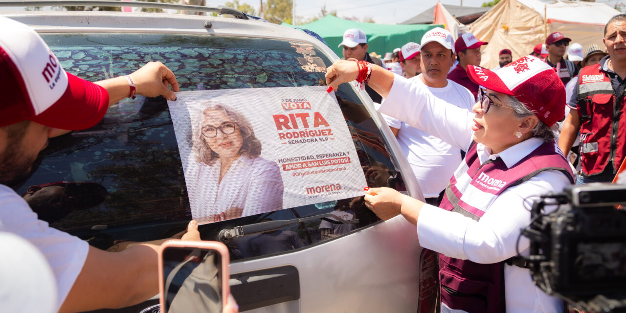 Compromiso y acercamiento, Rita Ozalia Rodríguez, candidata al Senado por Morena, escucha las voces de San Luis