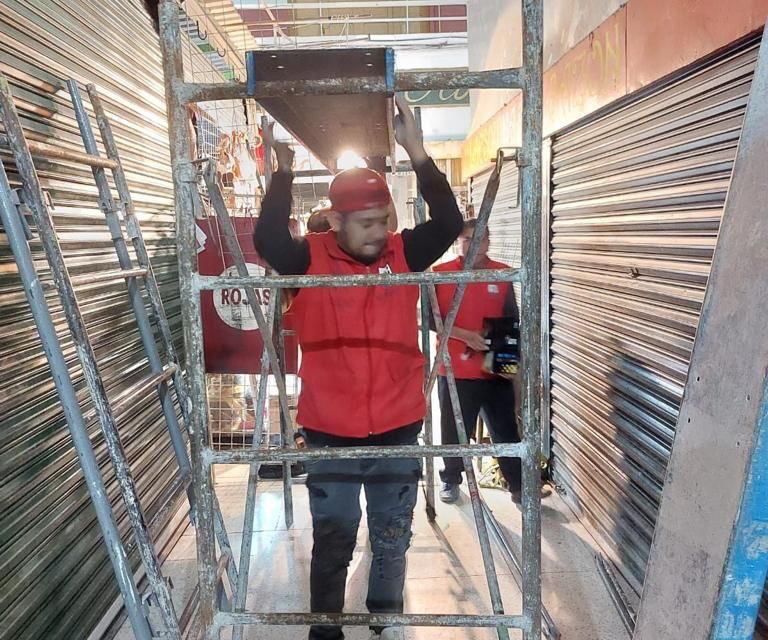 Ayuntamiento de San Luis Potosí mantiene limpios los mercados del Centro Histórico de la Capital