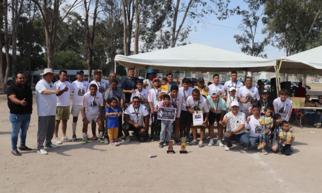 Se lleva a cabo la final del torneo Inter Delegaciones de fútbol delegación La Pila y Villa de Pozos