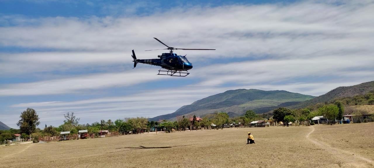 Federación suma aeronave para combatir incendios en San Luis Potosí