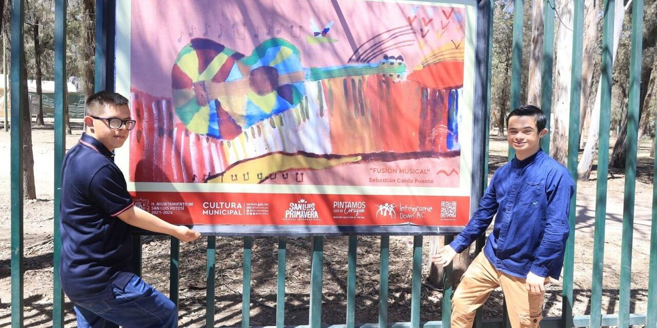 Visita “Pintamos con el Corazón”, el arte inclusivo que se muestra en la galería perimetral del Parque Juan H. Sánchez