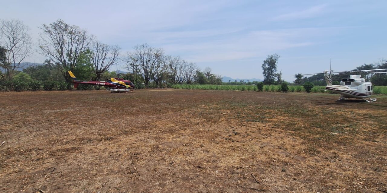 Rentan aeronave para sofocar incendio
