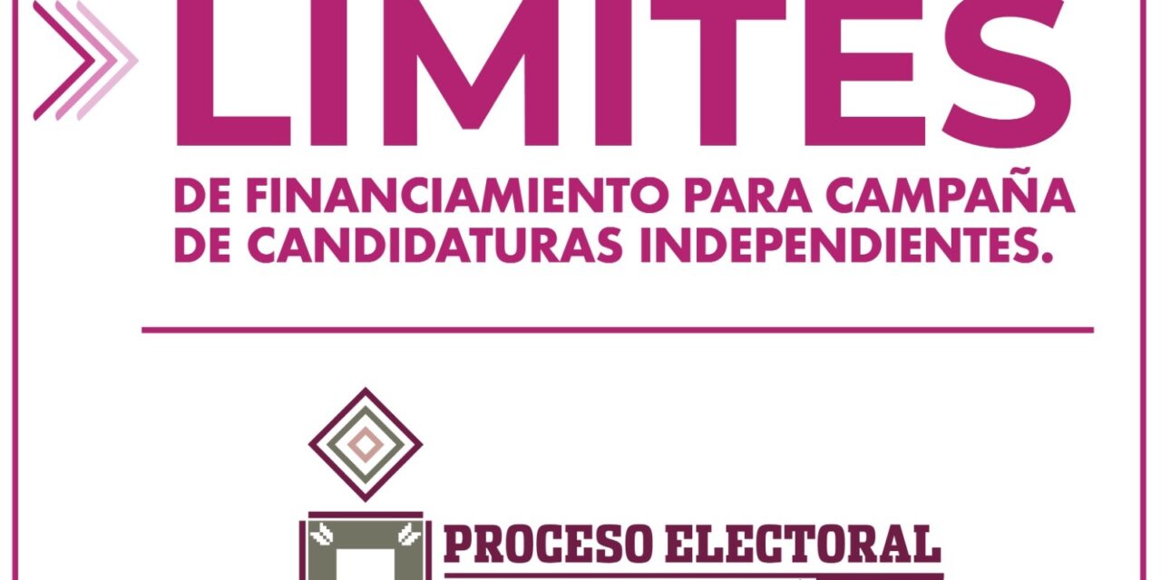 CEEPAC determina financiamiento para campaña de candidaturas independientes.