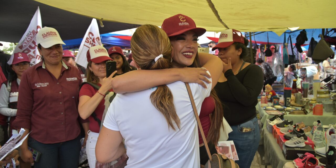 Fer Álvarez arranca campaña en el tianguis de Las Vías