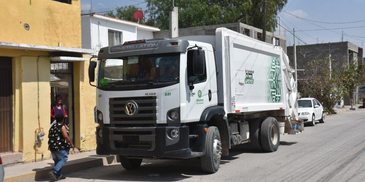 Soledad de GS mantiene eficiencia en servicio de recolección de desechos