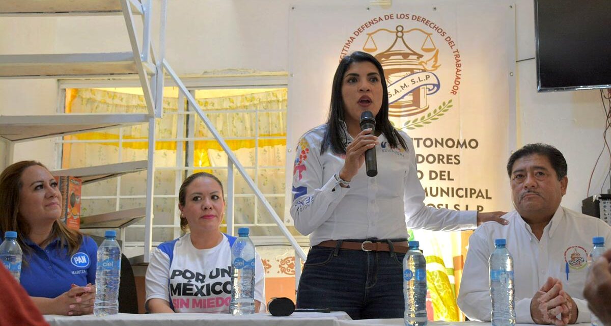 Defenderemos a los trabajadores desde el Senado: Vero Rodríguez